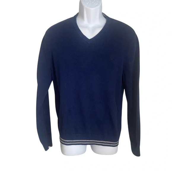 Original Penguin Other - Original Penguin Men's V-Neck Pullover Sweater | Navy Blue | Size XL 100% Cotton